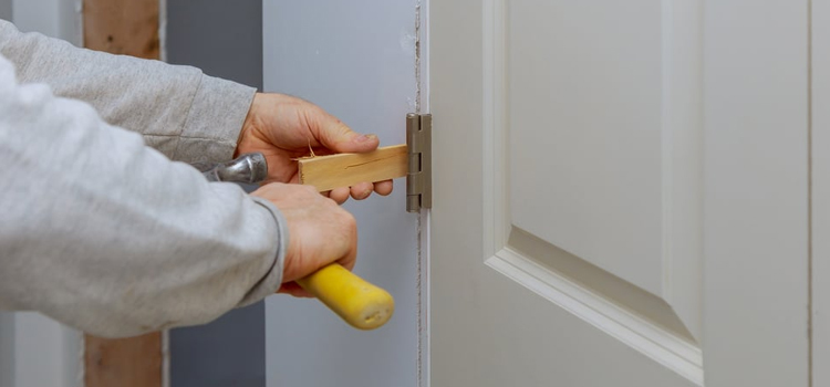 fiberglass entry door repair in Belmont